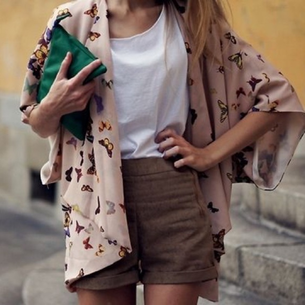 TOPSHOP Butterfly Kimono